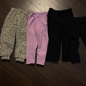 Kids' Assorted Color Leggings Set